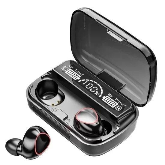 M10 TWS Wireless Earbuds – Bluetooth 5.1, 9D Stereo Sound, Touch Control & IPX7 Waterproof