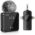 F11 Wireless Lavalier Microphone – Single Mic with ANC, Echo & Wind Muff