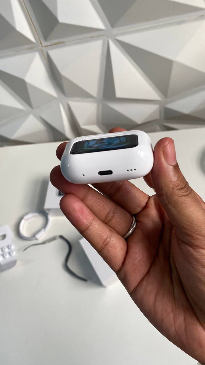 A9 Pro 2 Wireless Earbuds with LCD Touchscreen Display – Bluetooth 5.3, ANC, 32H Battery